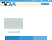 Tablet Screenshot of joydillon.com